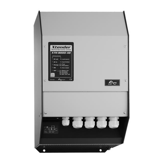 Studer Xtender XTH 3000-12 Manual Para Usuario