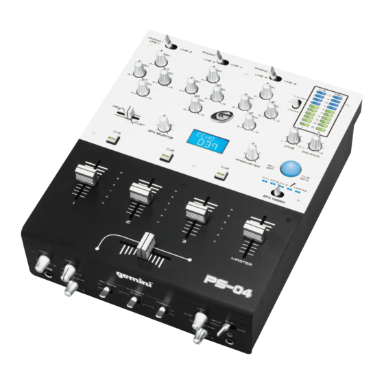 Gemini PS-04 Manual Del Operador