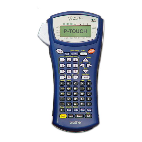 Brother P-touch 1400 Guía De Usuario