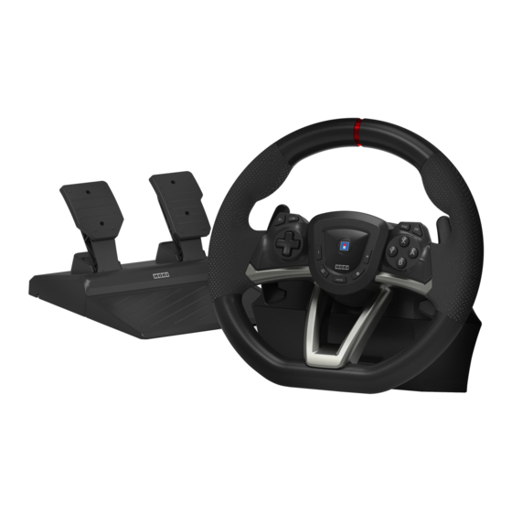 HORI RACING WHEEL PRO DELUXE Manual De Instrucciones