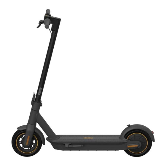 Segway Ninebot KickScooter Max G30P Manual De Usuario