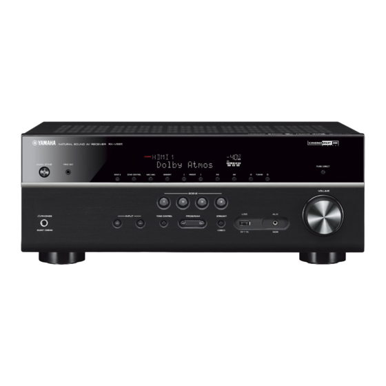 YAMAHA RECEPTOR AV RXV685 MANUAL DE INSTRUCCIONES Descargar en PDF