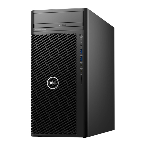 Dell Precision 3660 Tower Configuración Y Especificaciones