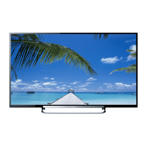 Sony BRAVIA KDL-70R551A Manuales