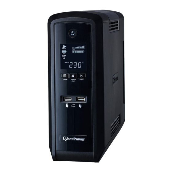 CyberPower CP1300EPFCLCD Manual De Usuario