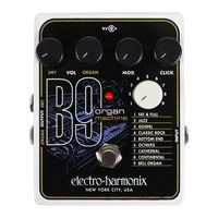 Electro-Harmonix B9 Manual De Instrucciones
