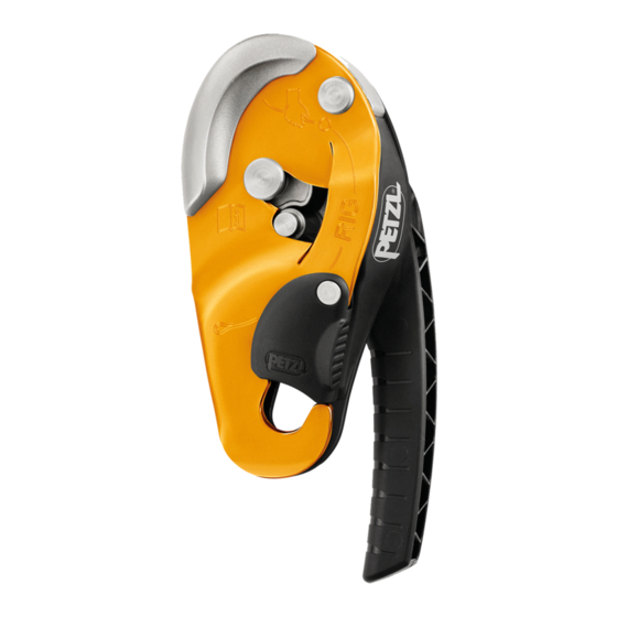 Petzl Rig Manual De Instrucciones