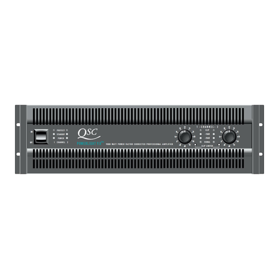 QSC Audio PowerLight Serie Manual Del Usuario