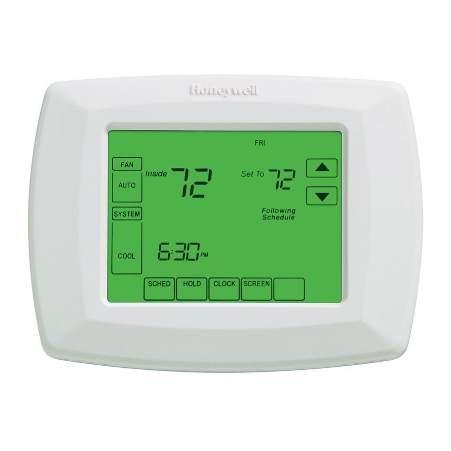 Honeywell RTH8500 Manual De Uso