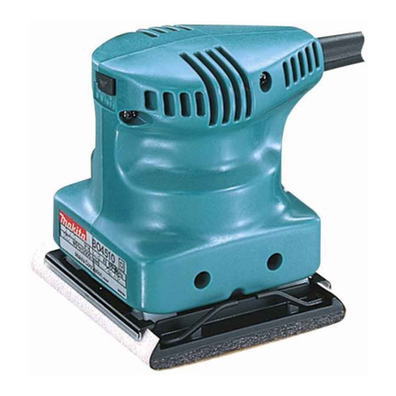 Makita BO4510 Manual De Instrucciones