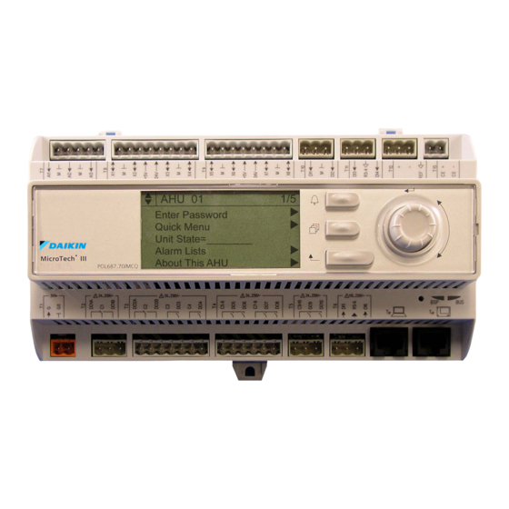 Daikin MICROTECH III Manual De Operación