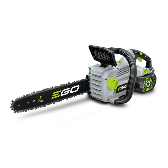 EGO POWER+ CS1800E Manuales