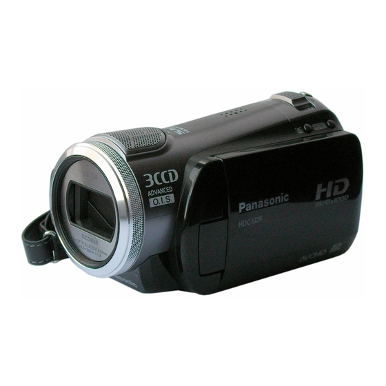 Panasonic HDC-SD9 Instrucciones De Funcionamiento