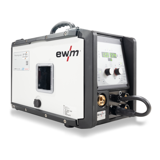 EWM Picomig 180 puls TKG Manual De Instrucciones