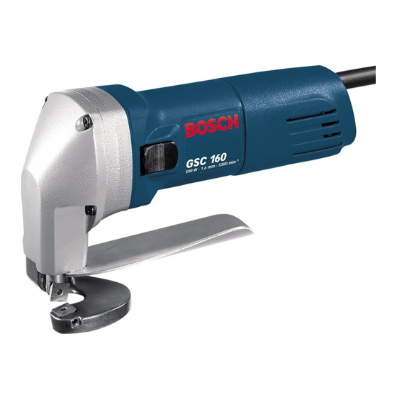 Bosch Professional GSC 160 Manual Original