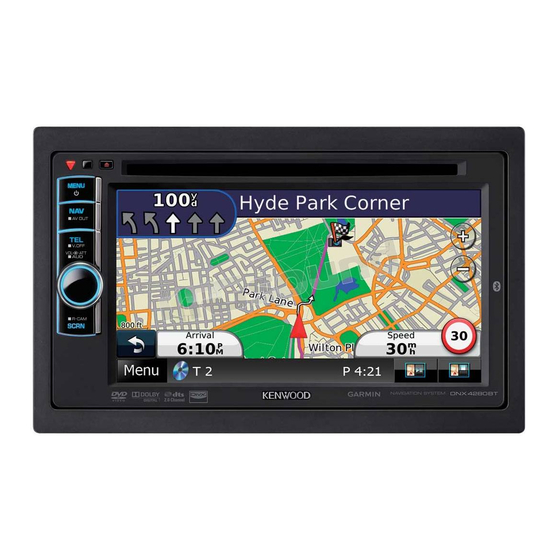 Kenwood DNX7280BT Guia De Inicio Rapido