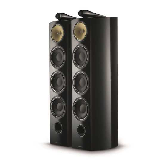 Bowers & Wilkins 800 Diamond Serie Manual De Instrucciones