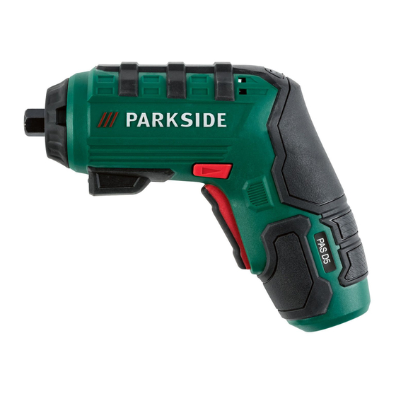 Parkside PAS D5 Instrucciones De Utilización Y De Seguridad
