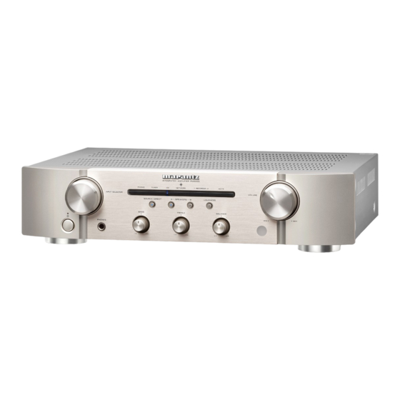 Marantz PM5005 Manual Del Usuario