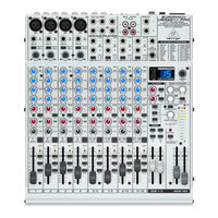 Behringer EURORACK UB2222FX-PRO Manual De Uso