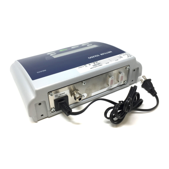 Mettler Toledo IND425 Manual De Usuario
