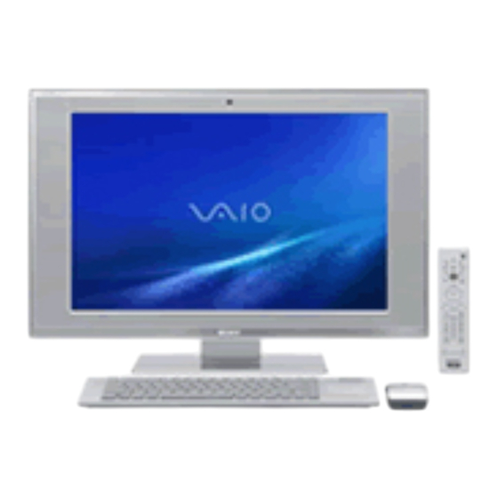 Sony Vaio VGC-LV200 Serie Guia Del Usuario
