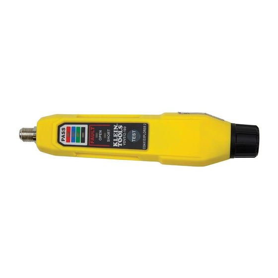 Klein Tools Coax Explorer 2 Instrucciones