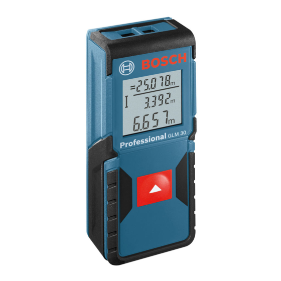 Bosch Professional GLM 30 Manual Original