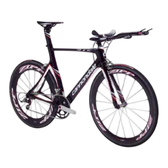 Cannondale SLICE CARBON Suplemento Del Manual De Usuario