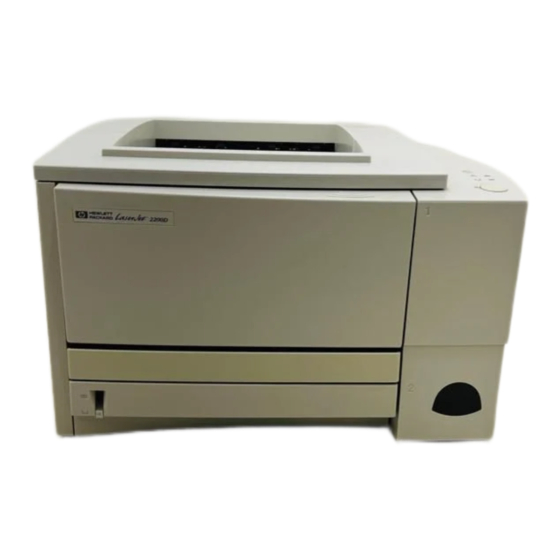 HP LaserJet 2200 Serie Guía De Instalación Rápida
