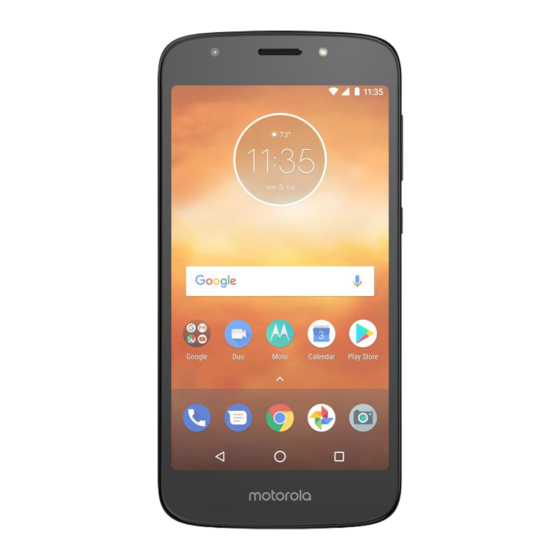 Motorola moto e5 PLAY Manual Del Usuario