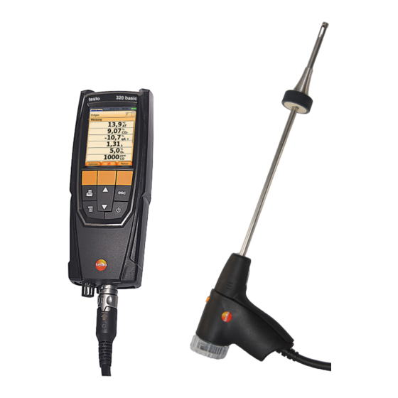 testo 320 basic Manual De Instrucciones