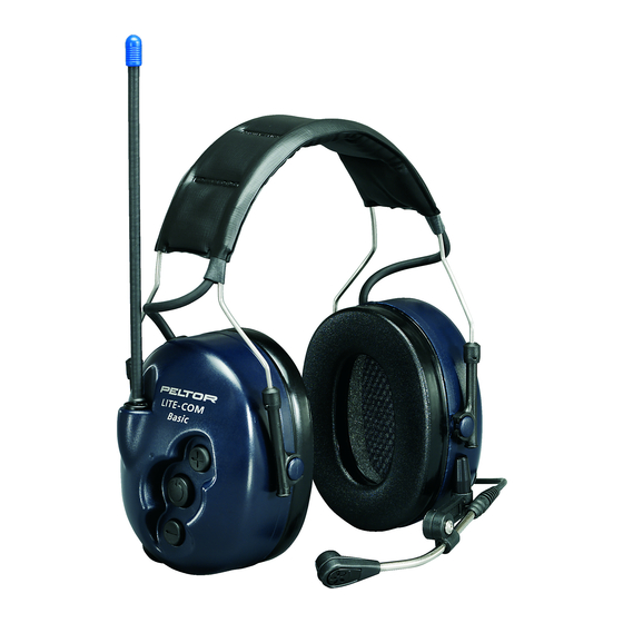 Peltor Lite-Com Basic MT53H7A4400 Manual De Instrucciones