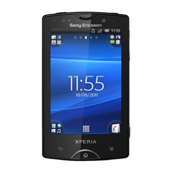 Sony Ericsson Xperia mini pro Guía Del Usuario Ampliada