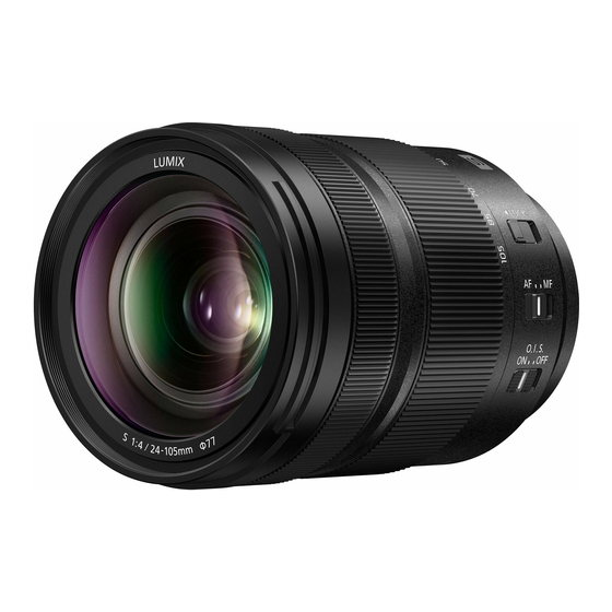 Panasonic Lumix S-R24105E Manual De Usuario