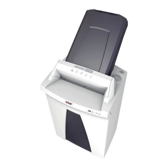 HSM securio AF 300 Instrucciones De Servicio