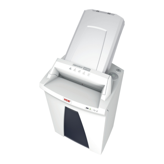HSM SECURIO AF 300 Instrucciones De Servicio