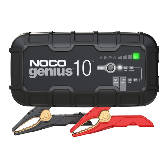 NOCO Genius GENIUS10AU Guía De Usuario Y Garantía