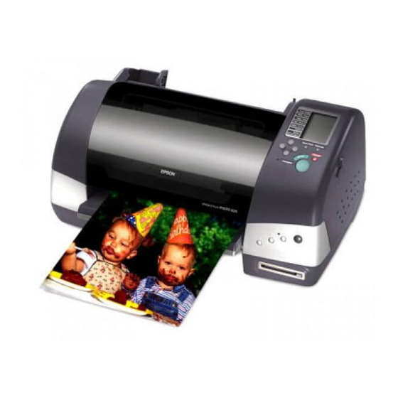 Epson Stylus Photo 825 Manual Del Usuario