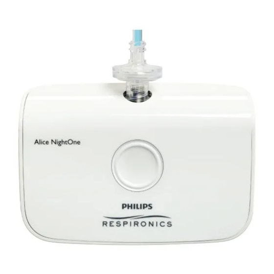 Philips Respironics Alice NightOne Manuales