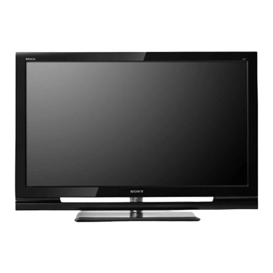 Sony BRAVIA KDL-32XBR6 Manual De Instrucciones