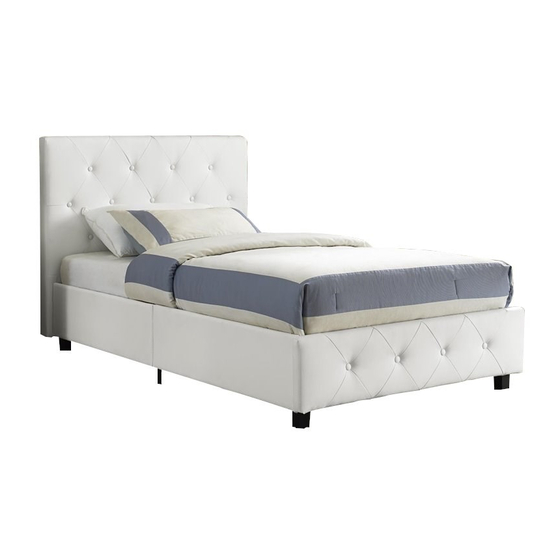 DHP Dakota Upholstered Bed 4027119 Manual De Instrucciones