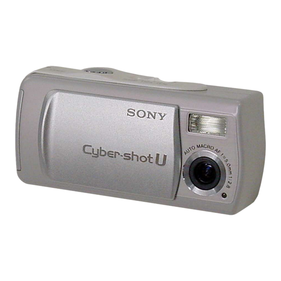 Sony DSC-U10 Manual De Instrucciones
