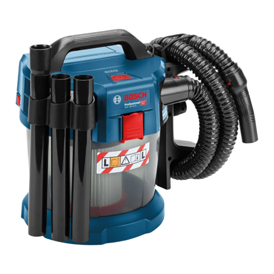 Bosch GAS 18V-10 L Professional Instrucciones De Servicio