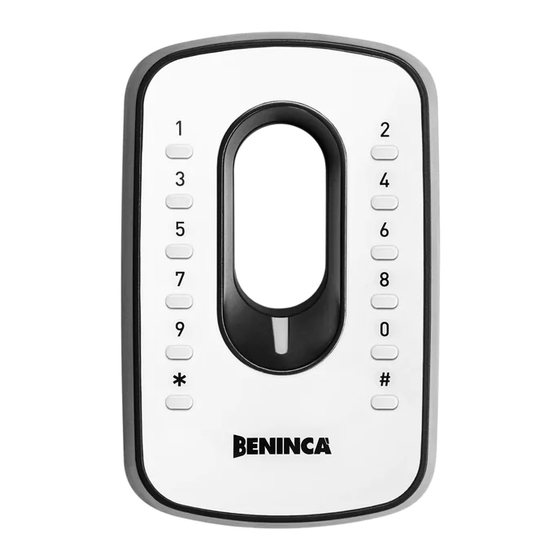 Beninca IRI.KPAD.C Manual Del Usuario