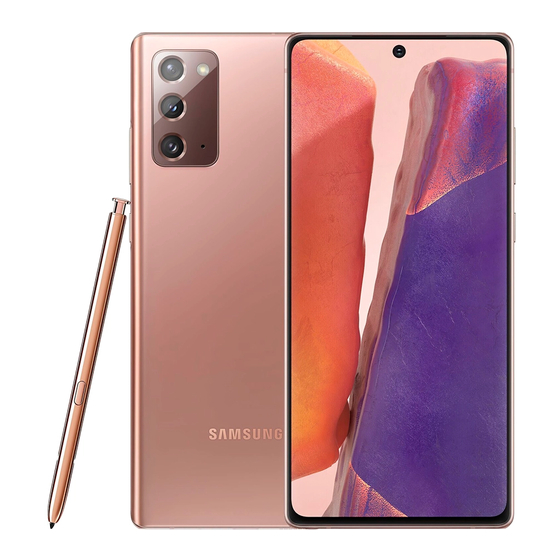 Samsung Galaxy Note 20 Manual De Usuario