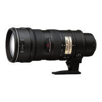 Nikon AF-S VR Zoom-NIKKOR ED 70-200mm f/2.8G IF Manual De Instrucciones