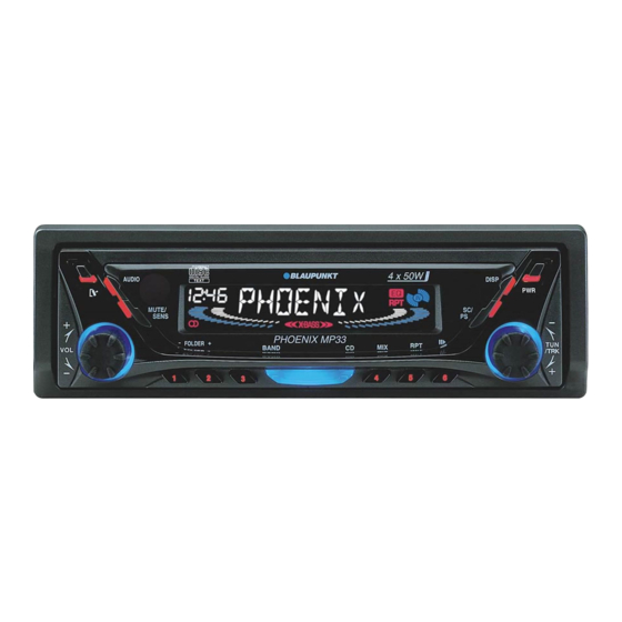 Blaupunkt Phoenix MP33 Instrucciones De Manejo