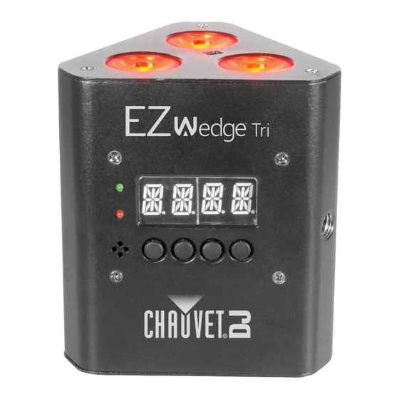 Chauvet DJ EZwedge Tri Guía De Referencia Rápida