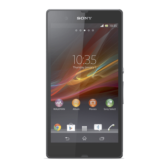 Sony Xperia Z Guia Del Usuario